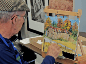 Using paint to capture stone